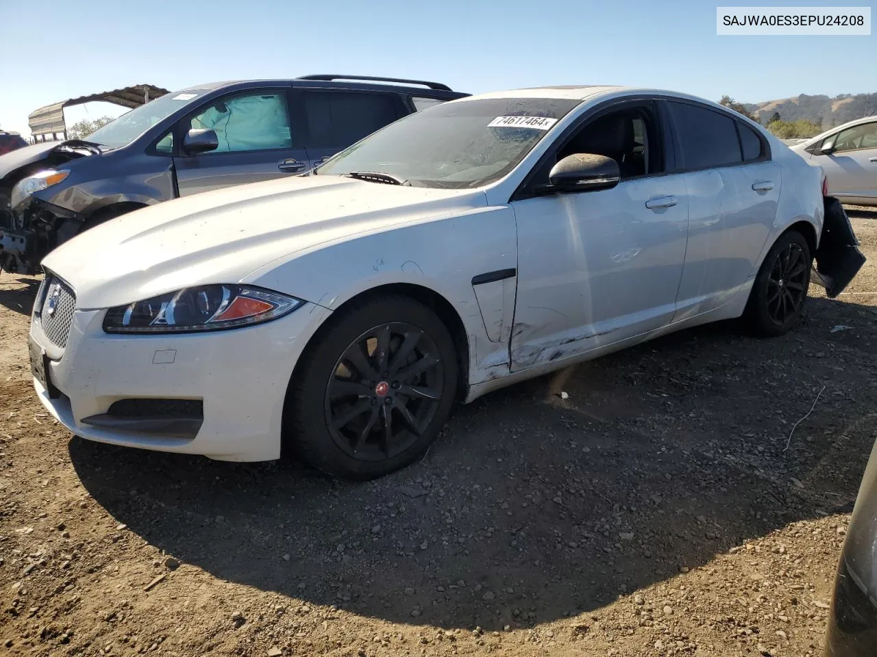 2014 Jaguar Xf VIN: SAJWA0ES3EPU24208 Lot: 74617464