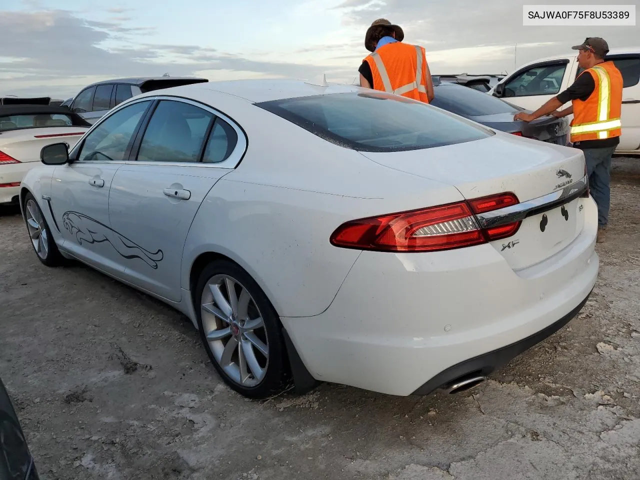 2015 Jaguar Xf 3.0 Sport VIN: SAJWA0F75F8U53389 Lot: 75160684