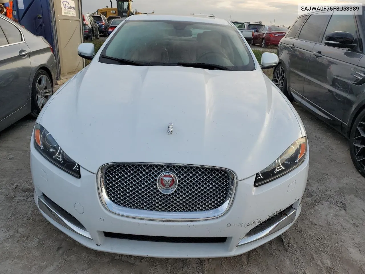 2015 Jaguar Xf 3.0 Sport VIN: SAJWA0F75F8U53389 Lot: 75160684