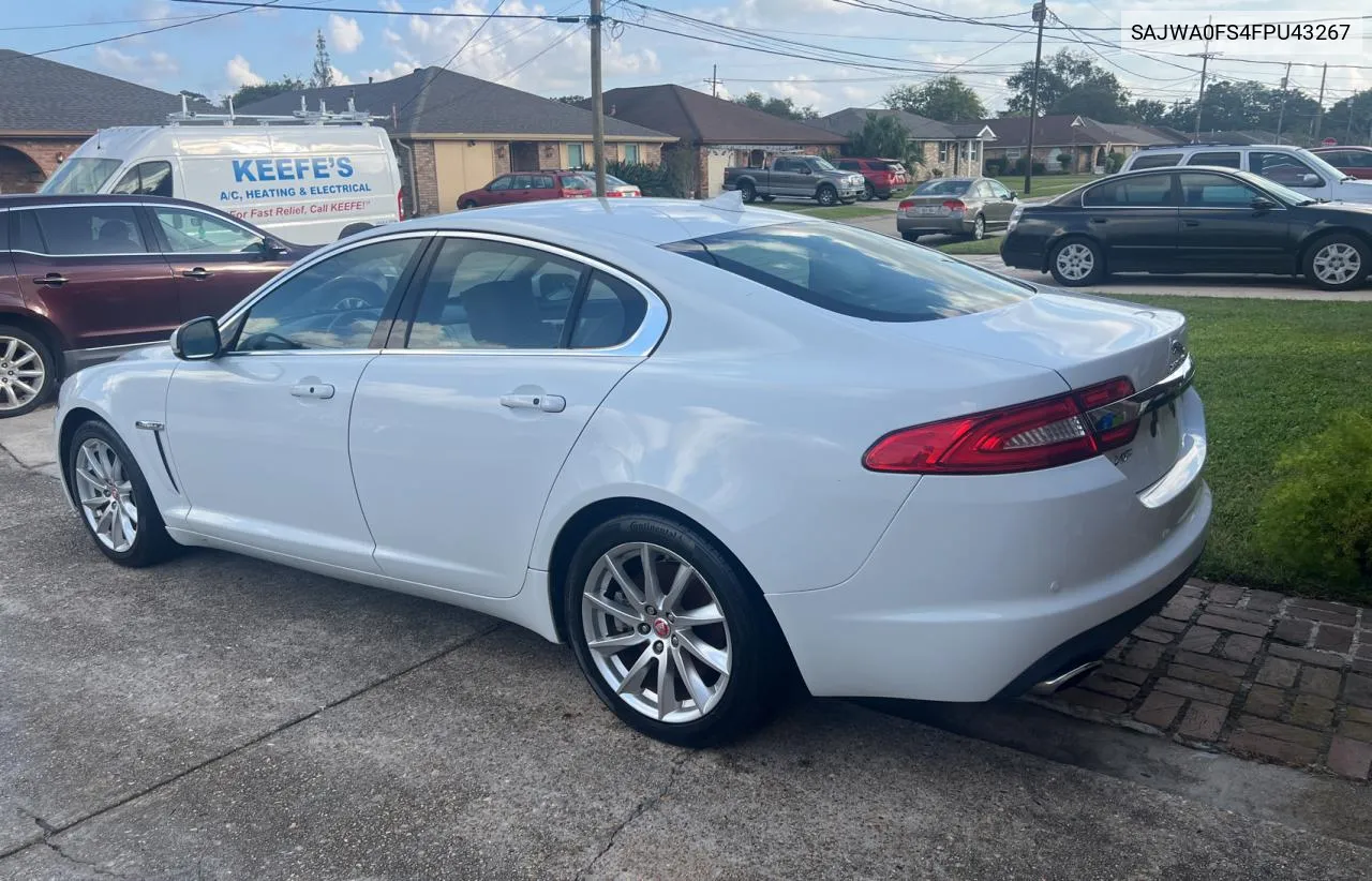 2015 Jaguar Xf 2.0T Premium VIN: SAJWA0FS4FPU43267 Lot: 78742744