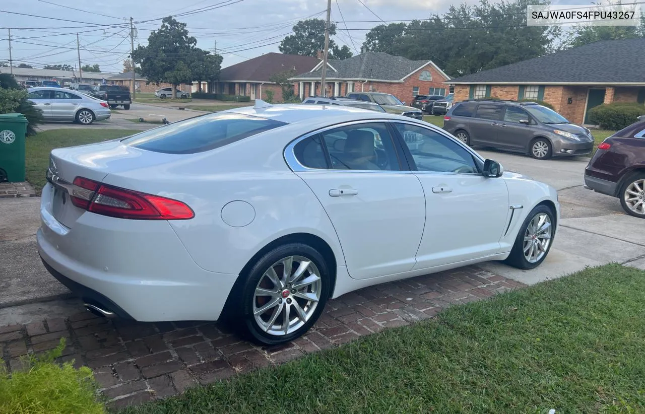 2015 Jaguar Xf 2.0T Premium VIN: SAJWA0FS4FPU43267 Lot: 78742744