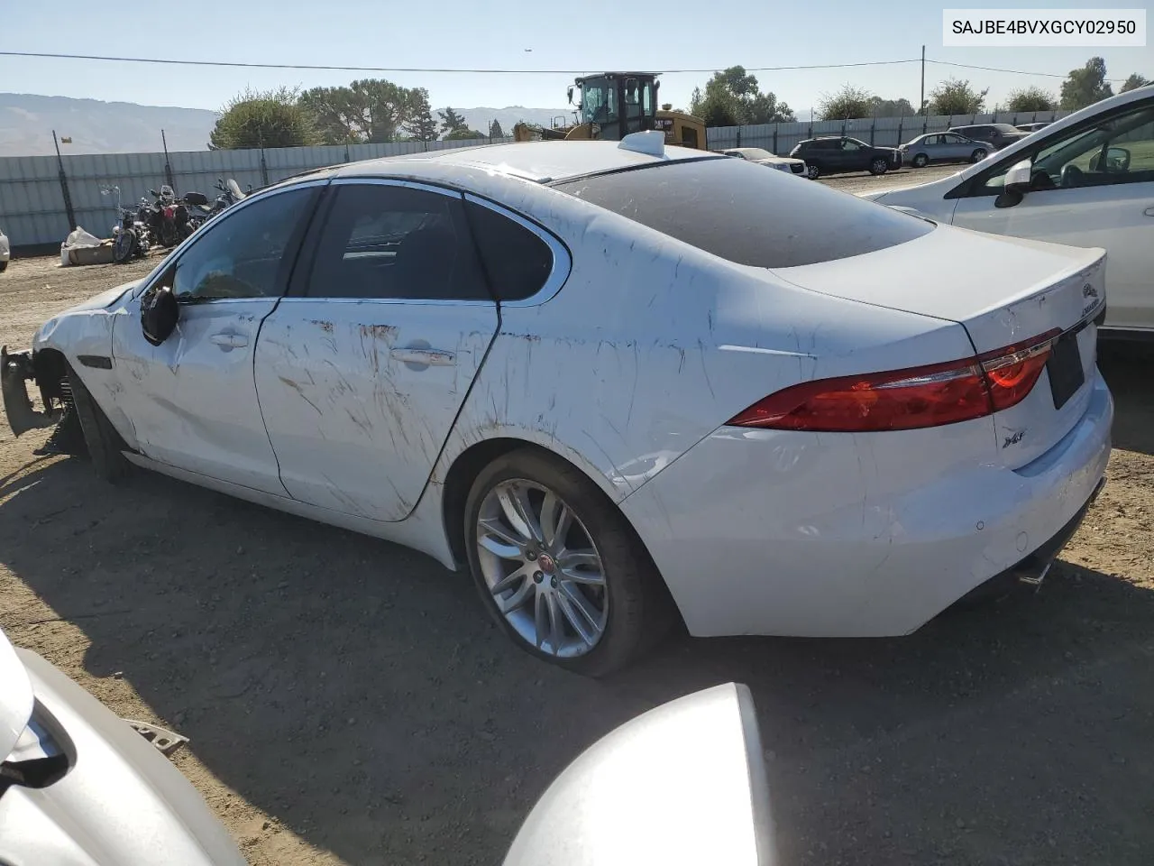 2016 Jaguar Xf Prestige VIN: SAJBE4BVXGCY02950 Lot: 66197884