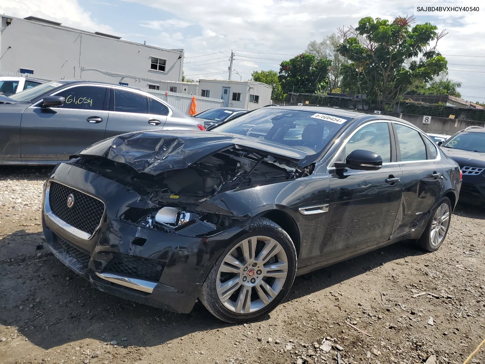 2017 Jaguar Xf Premium VIN: SAJBD4BVXHCY40540 Lot: 67606454