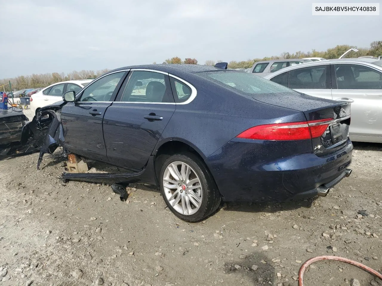 2017 Jaguar Xf Prestige VIN: SAJBK4BV5HCY40838 Lot: 78018694