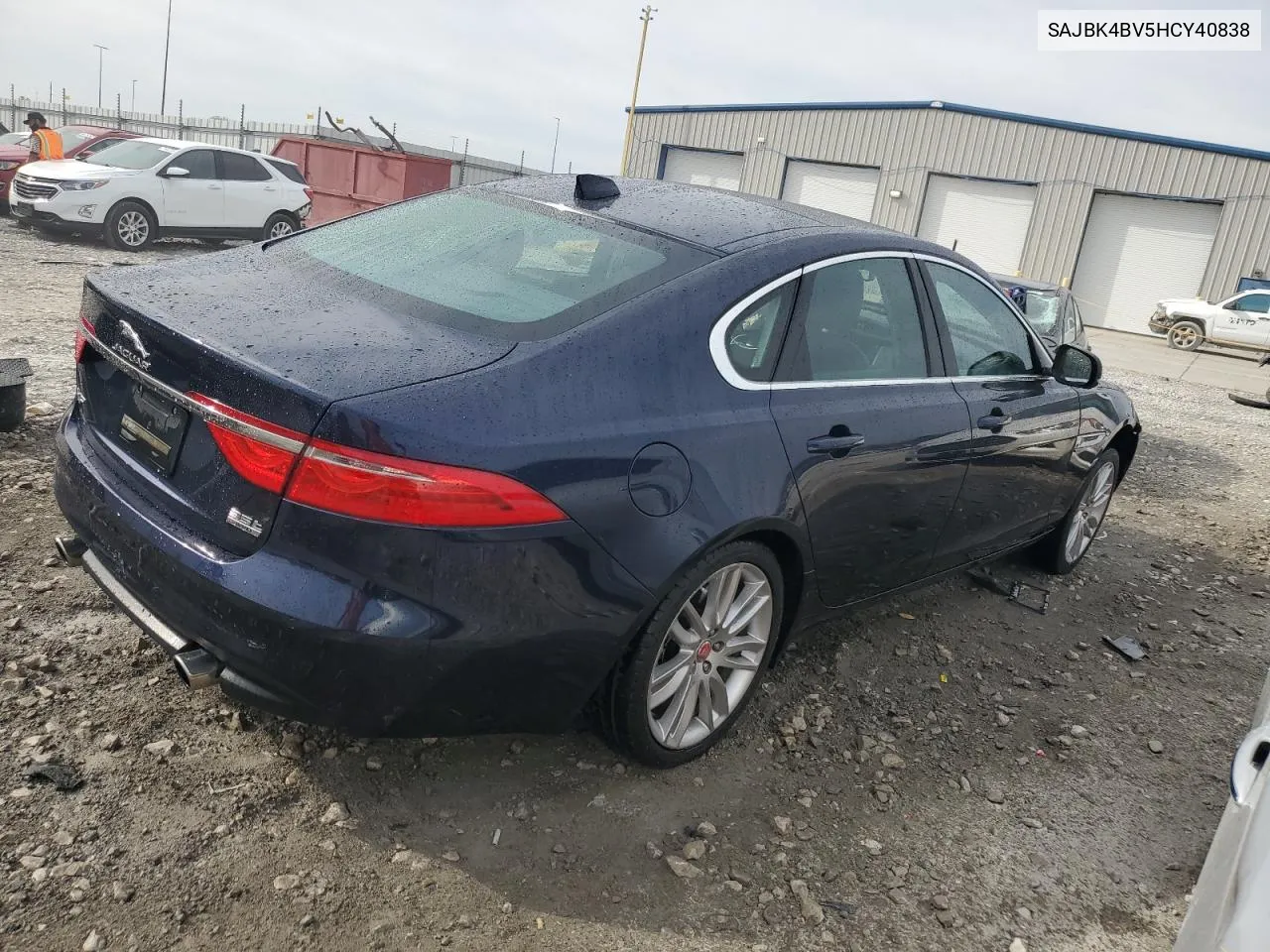 2017 Jaguar Xf Prestige VIN: SAJBK4BV5HCY40838 Lot: 78018694