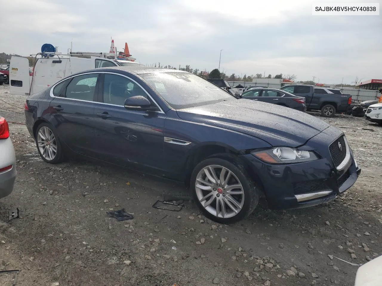 2017 Jaguar Xf Prestige VIN: SAJBK4BV5HCY40838 Lot: 78018694