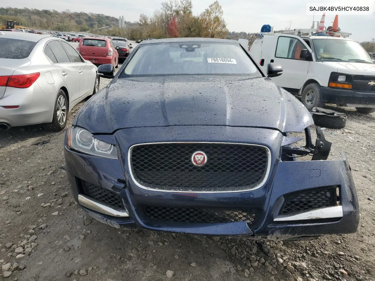 2017 Jaguar Xf Prestige VIN: SAJBK4BV5HCY40838 Lot: 78018694