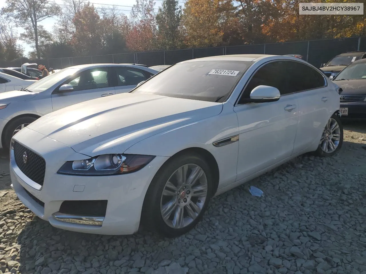 2017 Jaguar Xf Premium VIN: SAJBJ4BV2HCY38967 Lot: 78221724