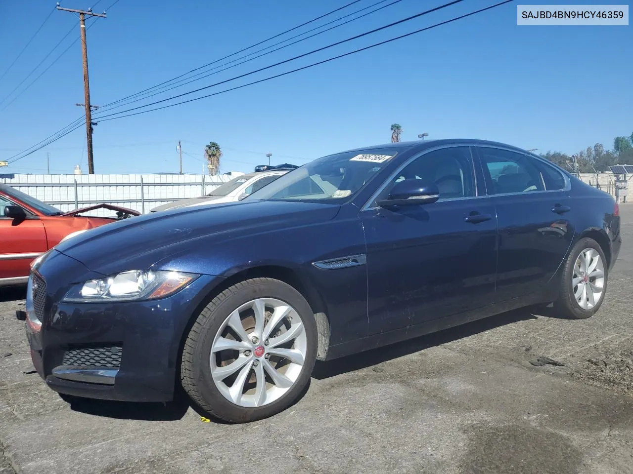 2017 Jaguar Xf Premium VIN: SAJBD4BN9HCY46359 Lot: 78957584