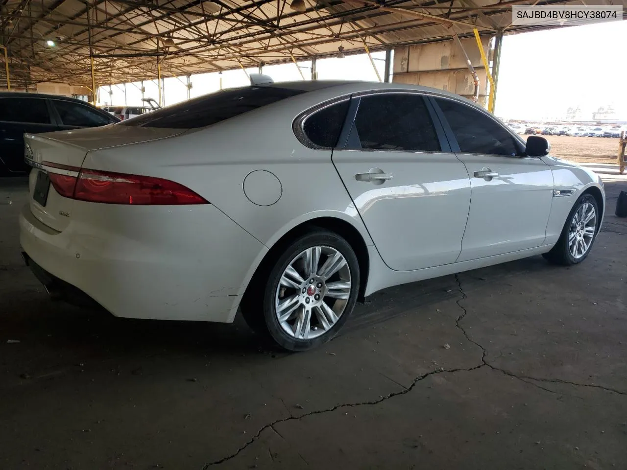 2017 Jaguar Xf Premium VIN: SAJBD4BV8HCY38074 Lot: 79563244