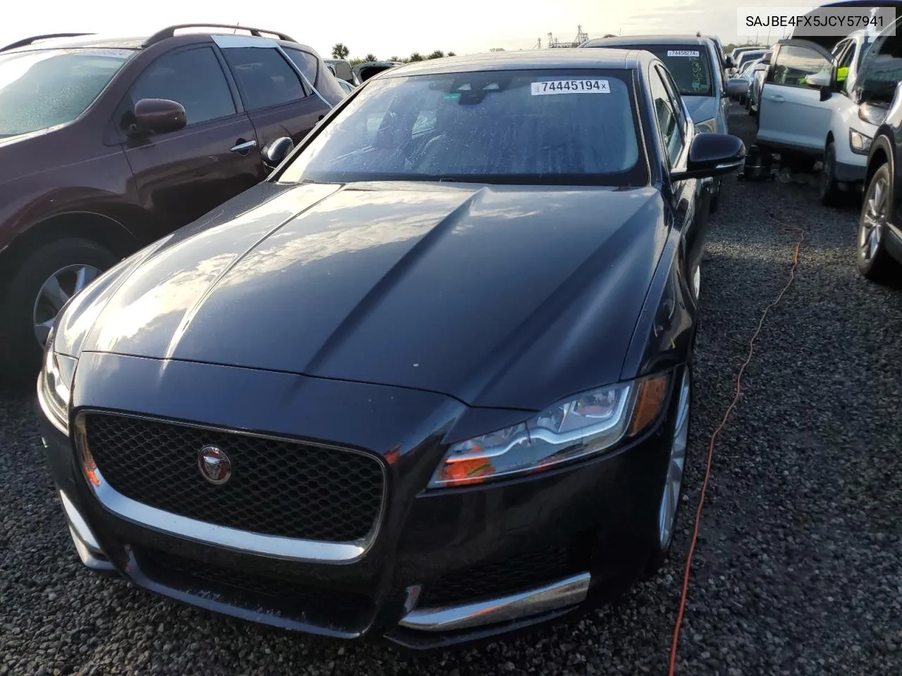 2018 Jaguar Xf Prestige VIN: SAJBE4FX5JCY57941 Lot: 74445194