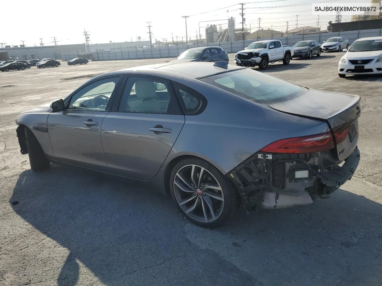 2021 Jaguar Xf Se VIN: SAJBG4FX8MCY88972 Lot: 61546564