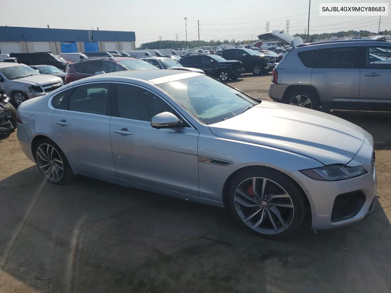 2021 Jaguar Xf R-Dynamic Se VIN: SAJBL4GX9MCY88683 Lot: 71461744