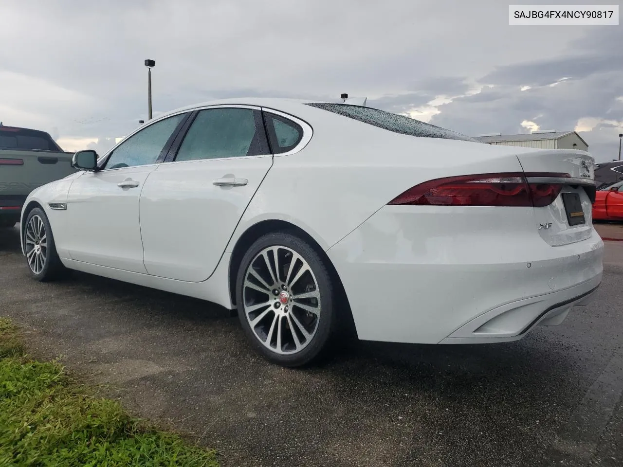 2022 Jaguar Xf Se VIN: SAJBG4FX4NCY90817 Lot: 74198844