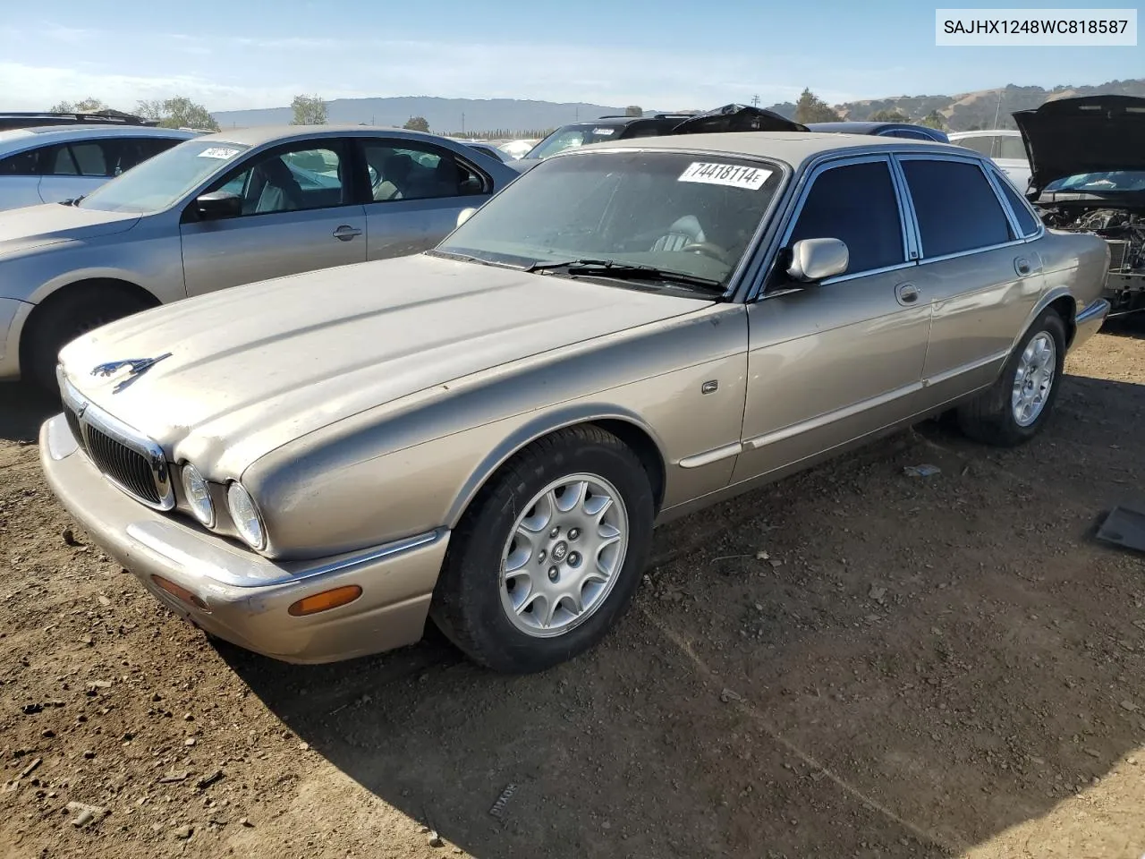 1998 Jaguar Xj8 VIN: SAJHX1248WC818587 Lot: 74418114