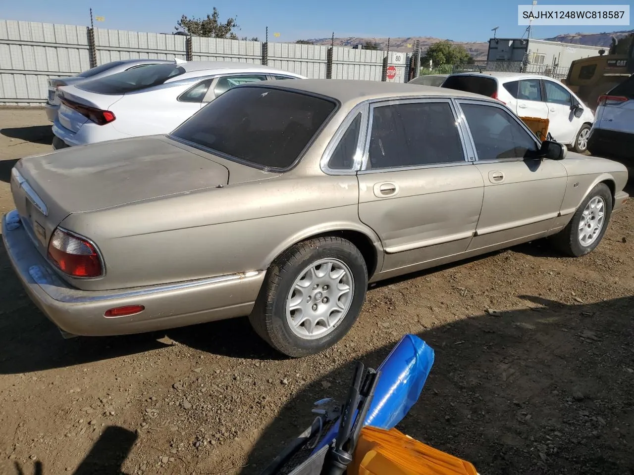 1998 Jaguar Xj8 VIN: SAJHX1248WC818587 Lot: 74418114