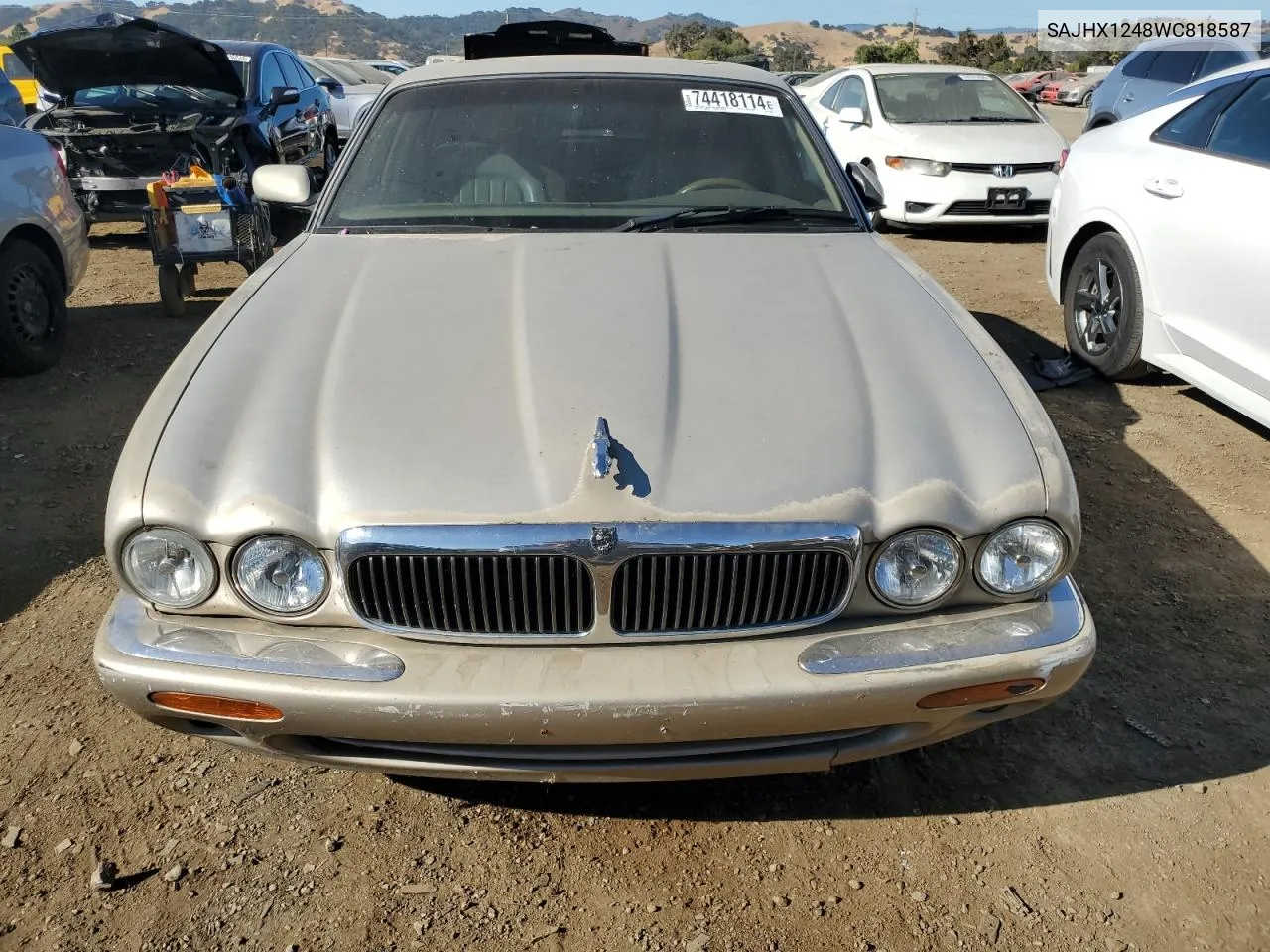 1998 Jaguar Xj8 VIN: SAJHX1248WC818587 Lot: 74418114