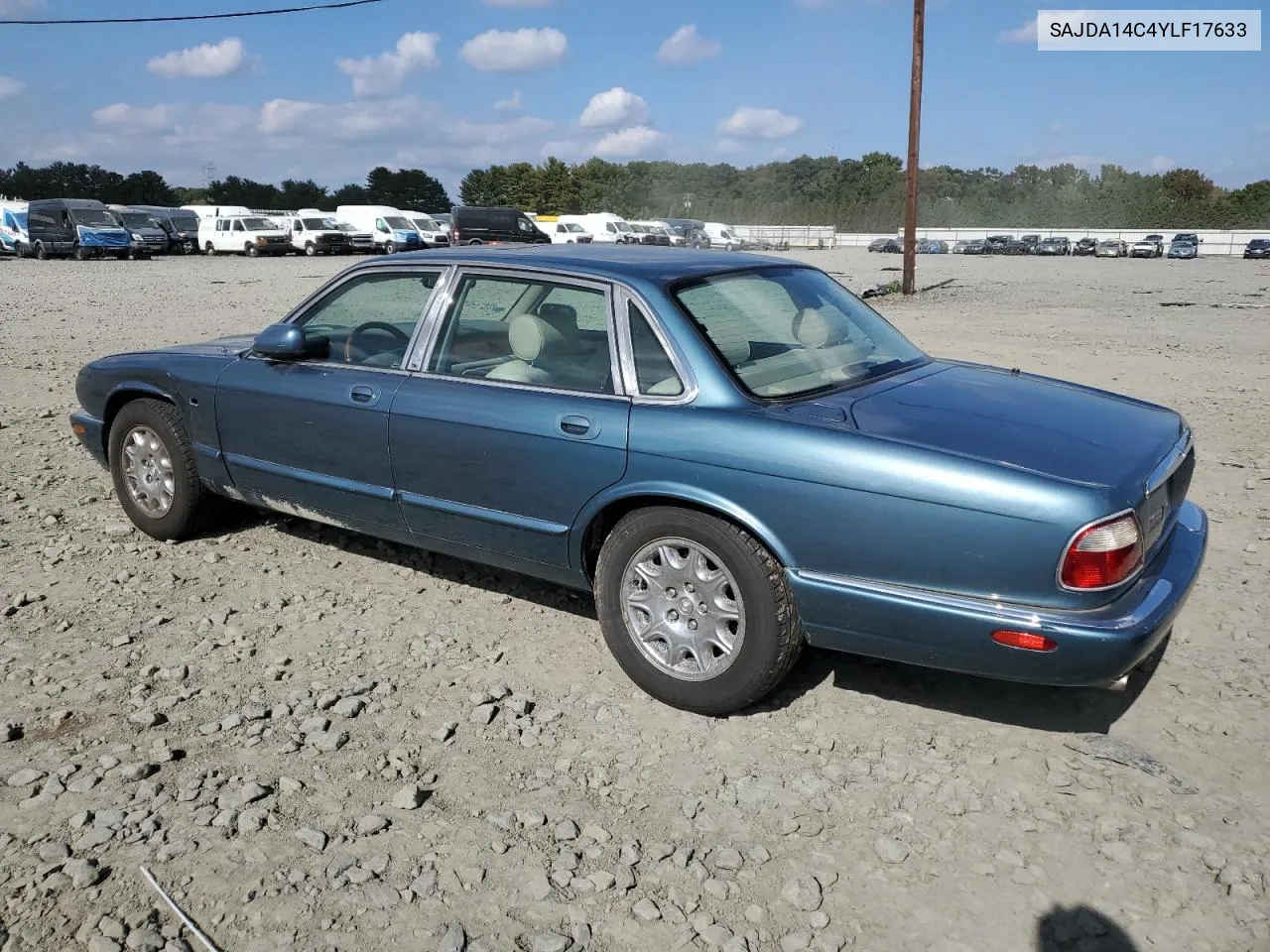 2000 Jaguar Xj8 VIN: SAJDA14C4YLF17633 Lot: 74607544