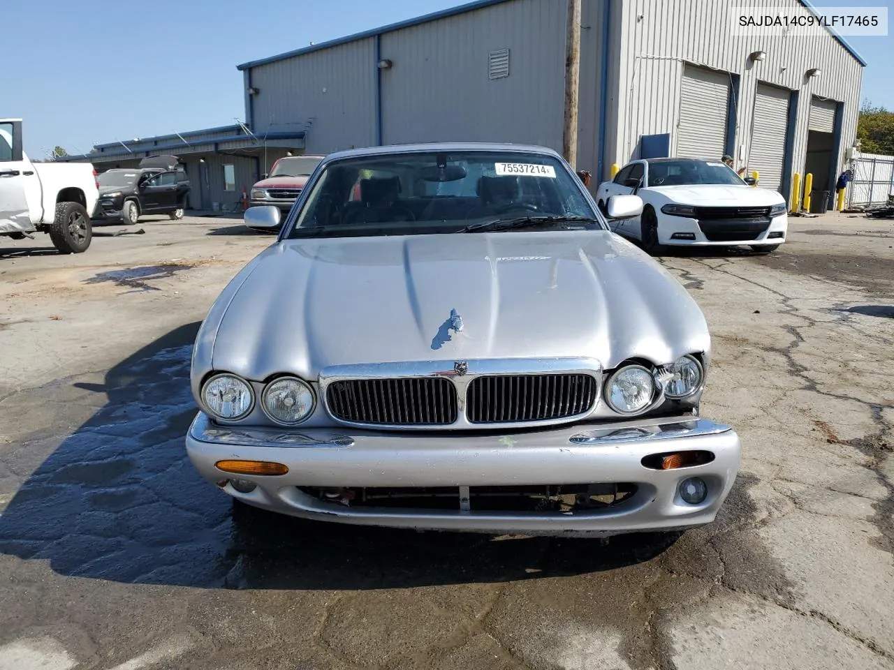 2000 Jaguar Xj8 VIN: SAJDA14C9YLF17465 Lot: 75537214