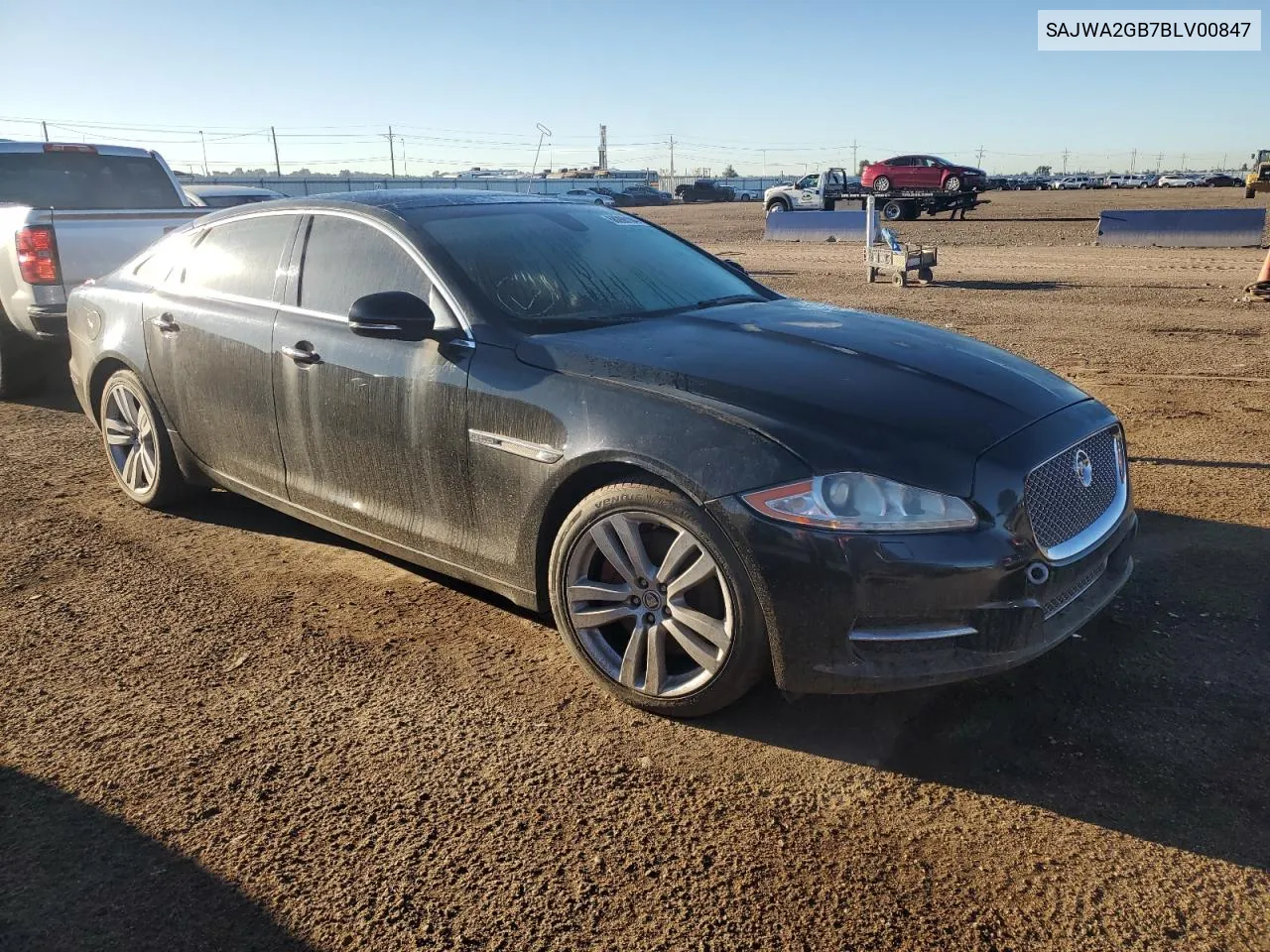 2011 Jaguar Xjl VIN: SAJWA2GB7BLV00847 Lot: 68269104