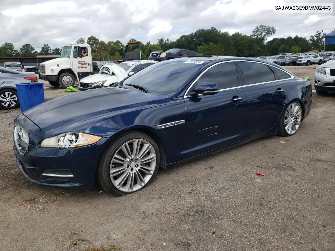 2011 Jaguar Xjl Supercharged VIN: SAJWA2GE9BMV02443 Lot: 71377514