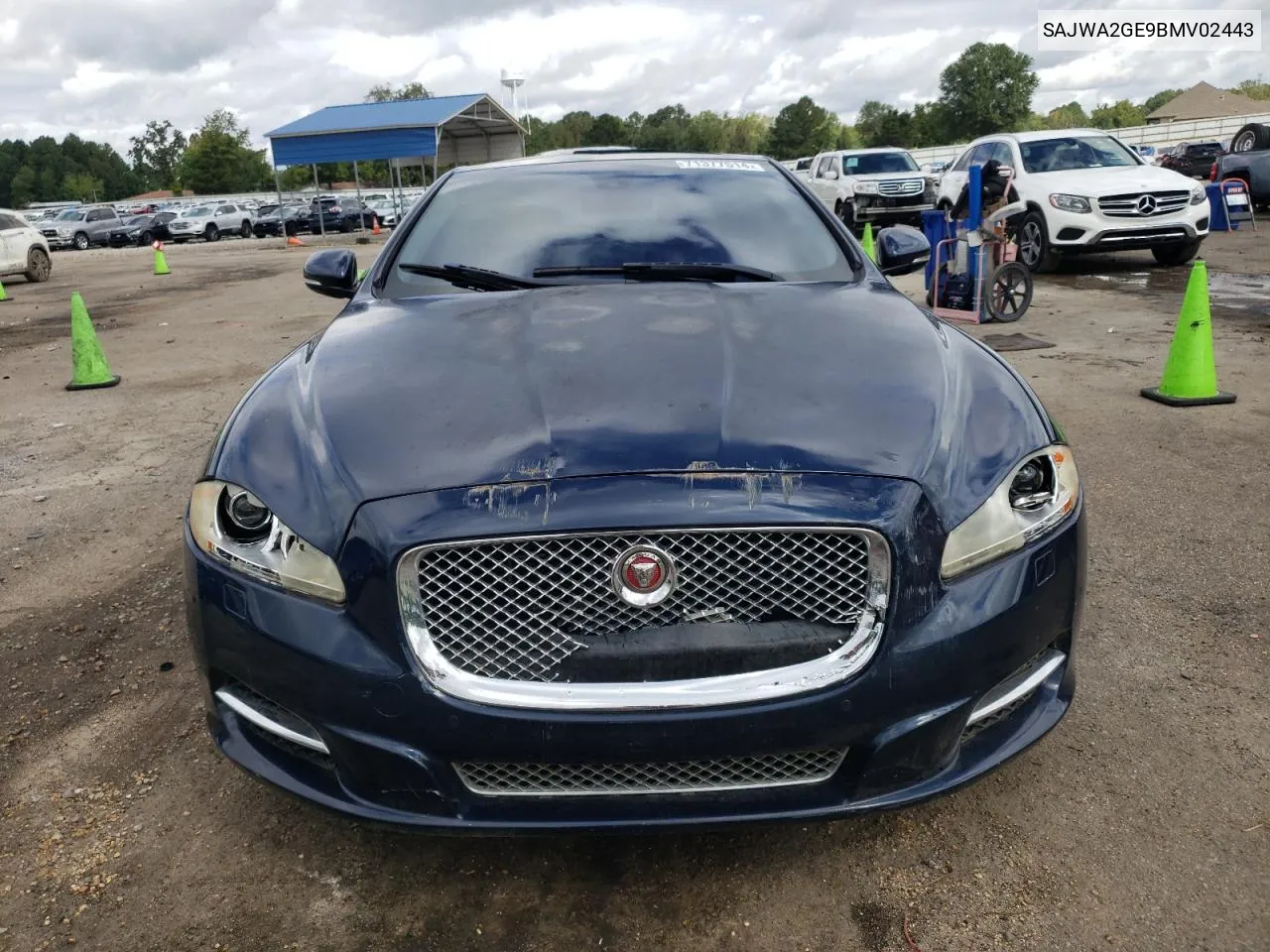 2011 Jaguar Xjl Supercharged VIN: SAJWA2GE9BMV02443 Lot: 71377514