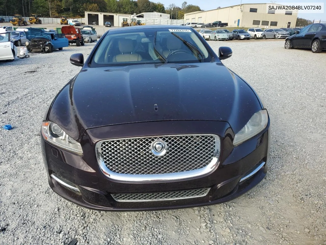 2011 Jaguar Xjl VIN: SAJWA2GB4BLV07240 Lot: 77282314