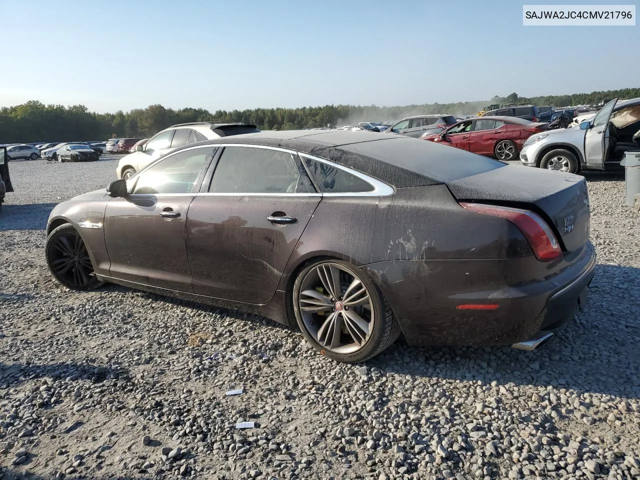 2012 Jaguar Xjl Supersport VIN: SAJWA2JC4CMV21796 Lot: 75617584