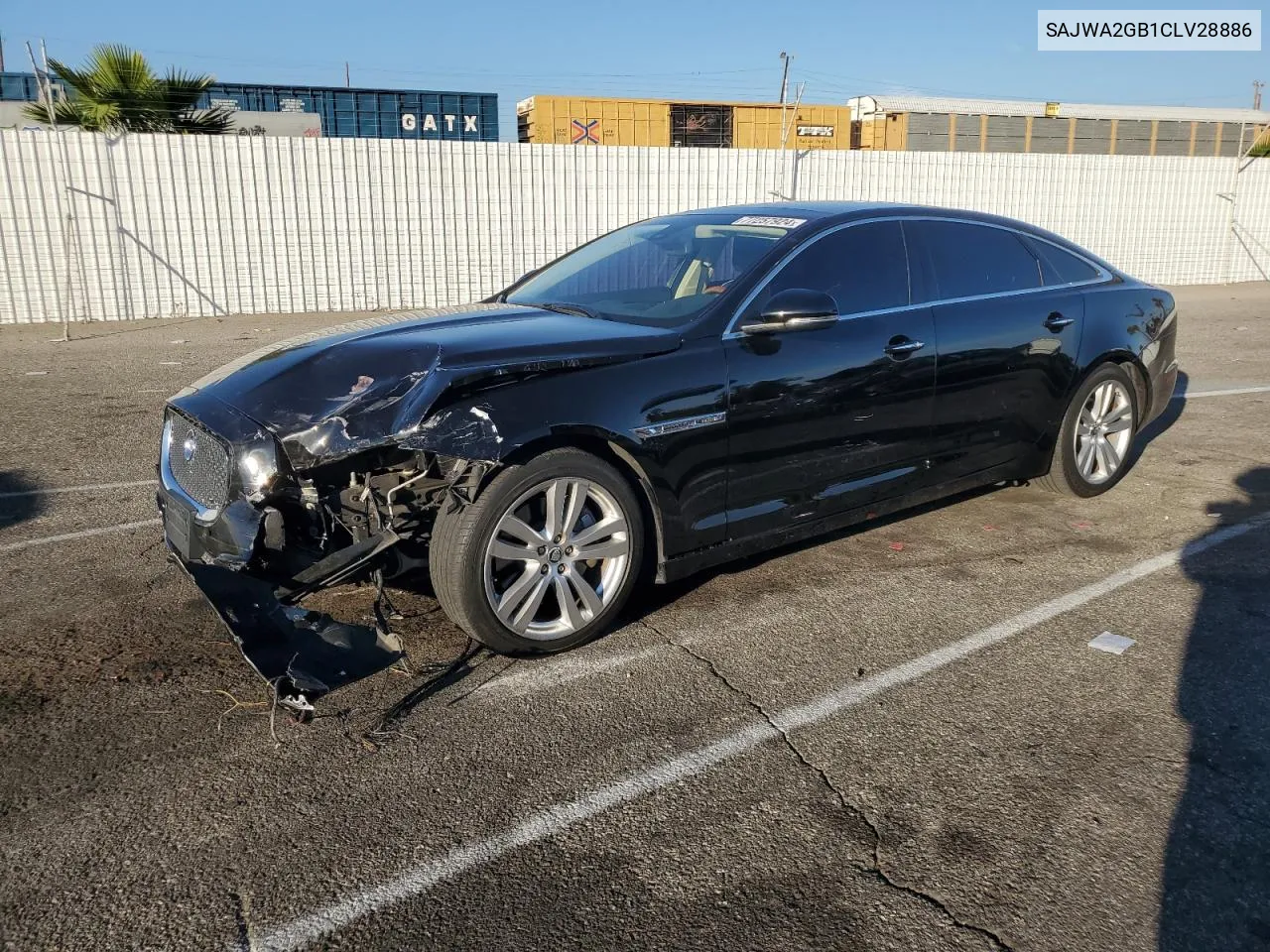 2012 Jaguar Xjl VIN: SAJWA2GB1CLV28886 Lot: 77257924