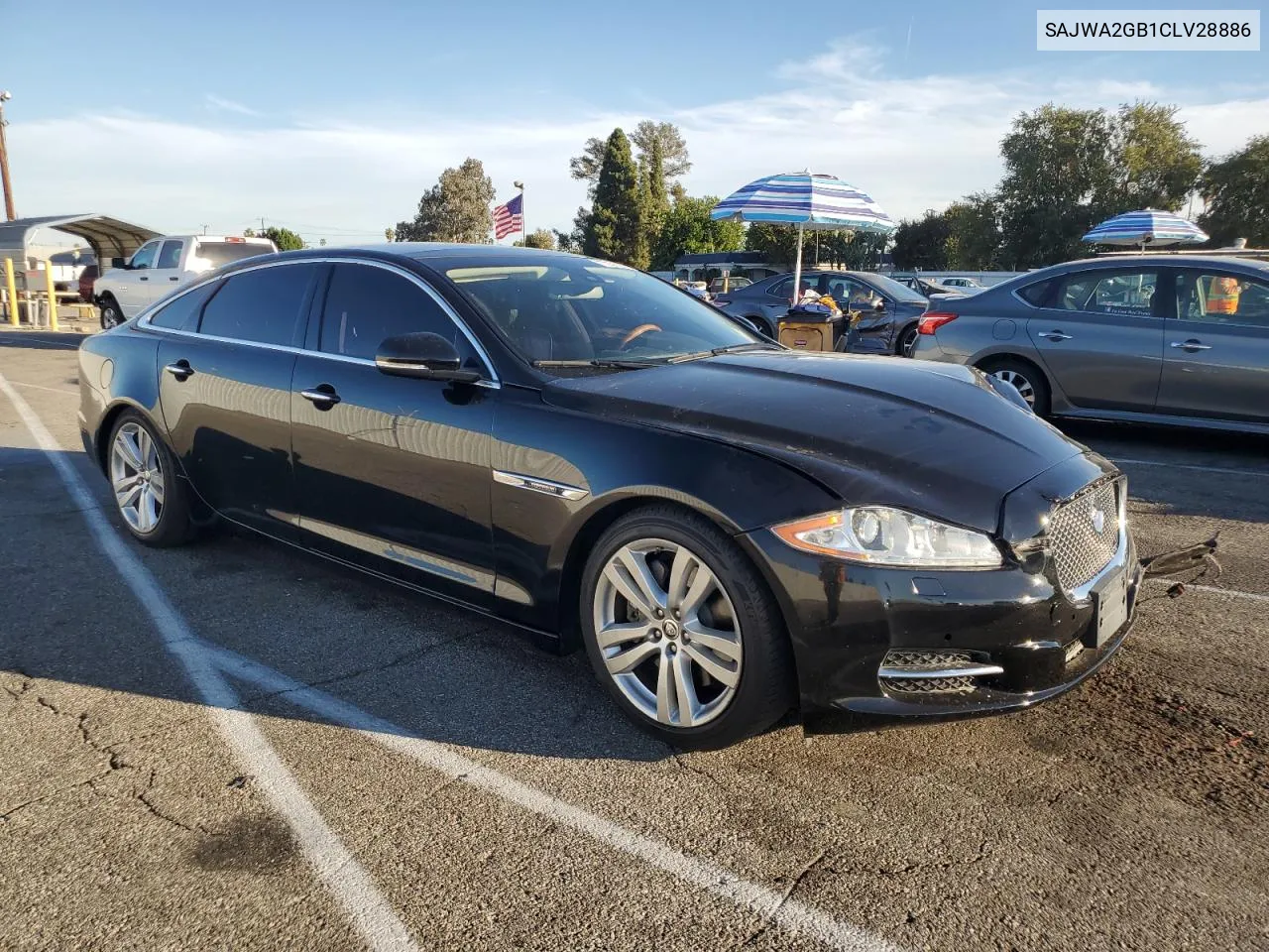 2012 Jaguar Xjl VIN: SAJWA2GB1CLV28886 Lot: 77257924