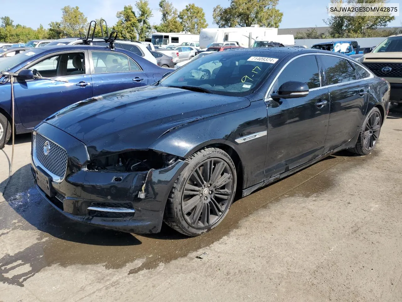 2013 Jaguar Xjl Supercharged VIN: SAJWA2GE3DMV42875 Lot: 71409324