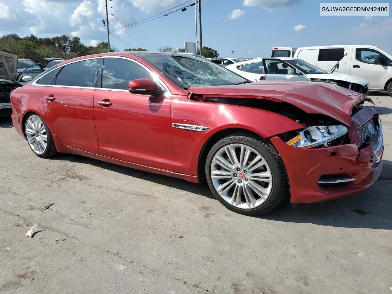 2013 Jaguar Xjl Supercharged VIN: SAJWA2GE0DMV42400 Lot: 74297314