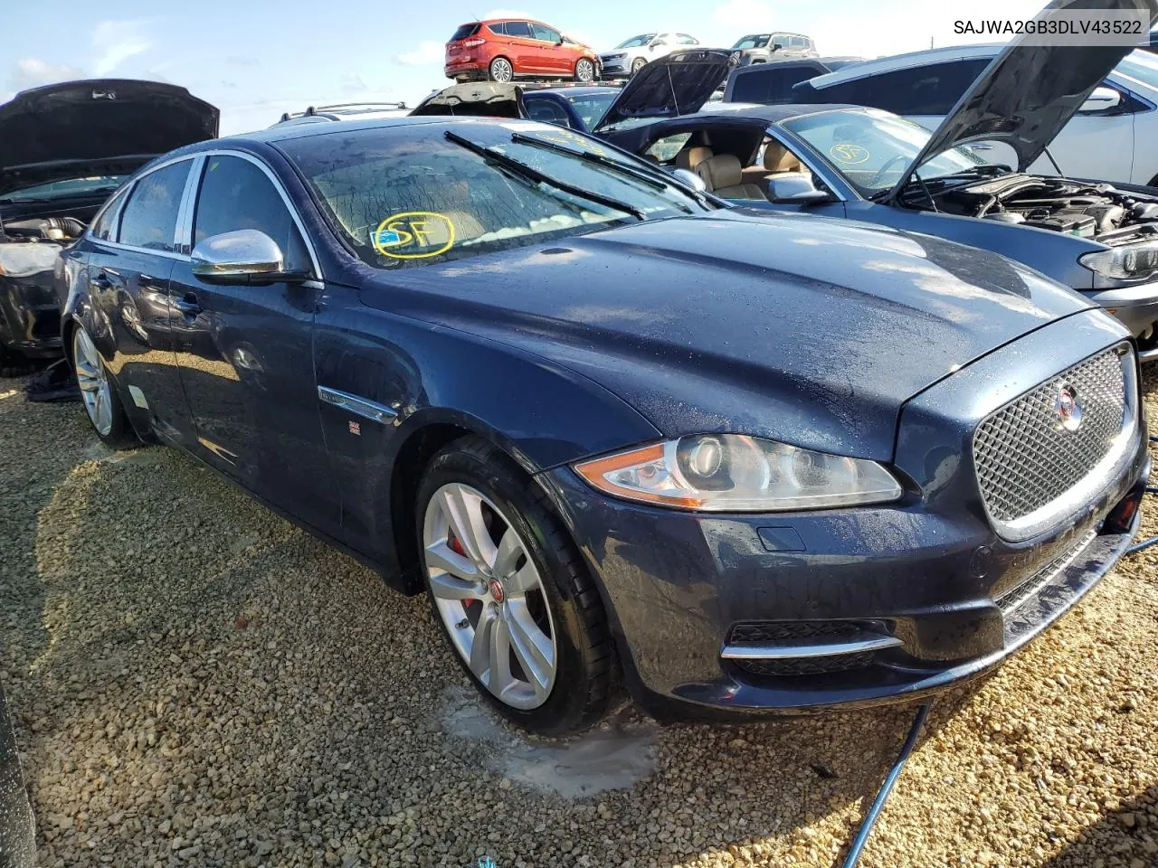 2013 Jaguar Xjl Portfolio VIN: SAJWA2GB3DLV43522 Lot: 74465644