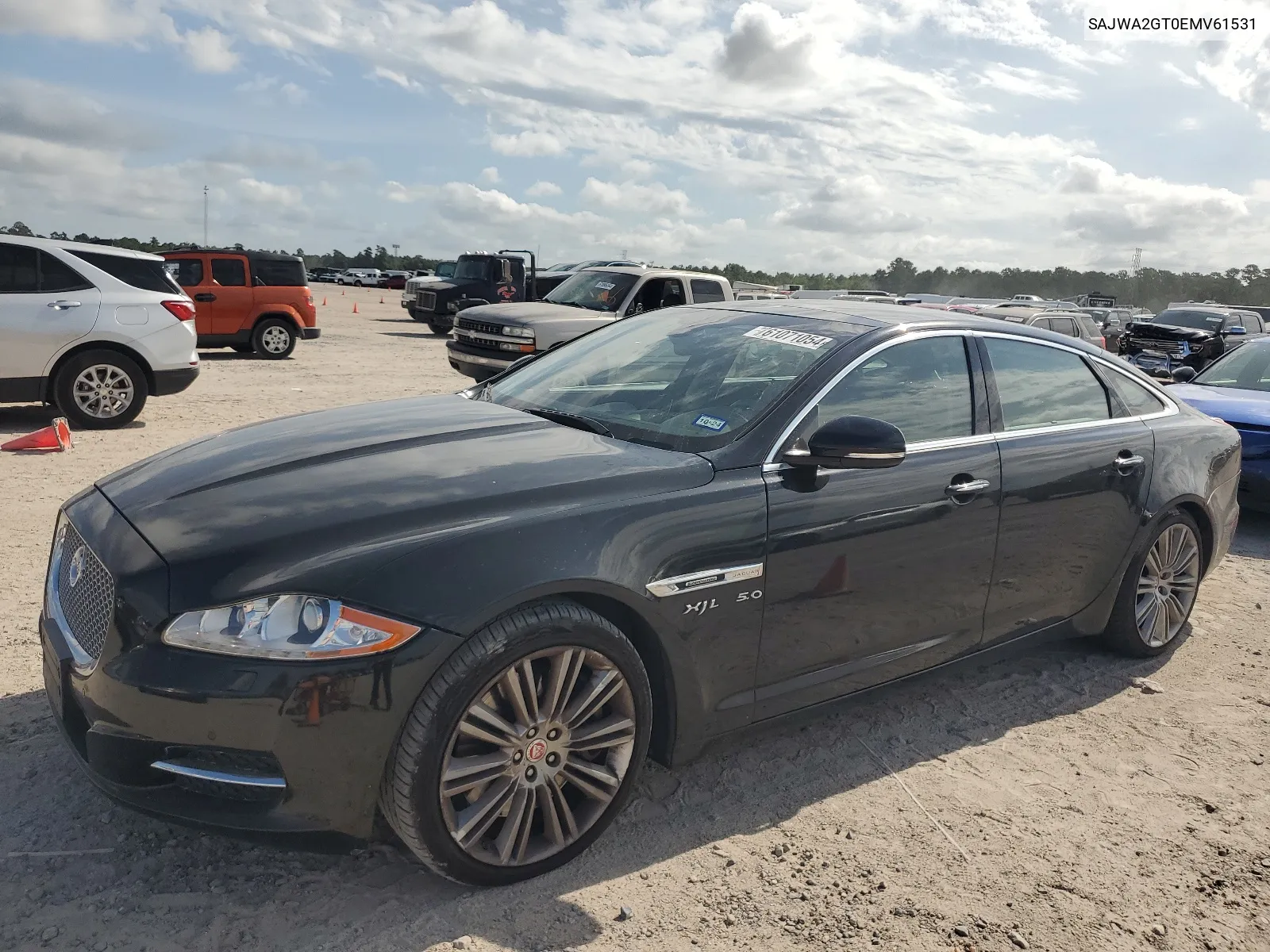 2014 Jaguar Xjl Supercharged VIN: SAJWA2GT0EMV61531 Lot: 61071054