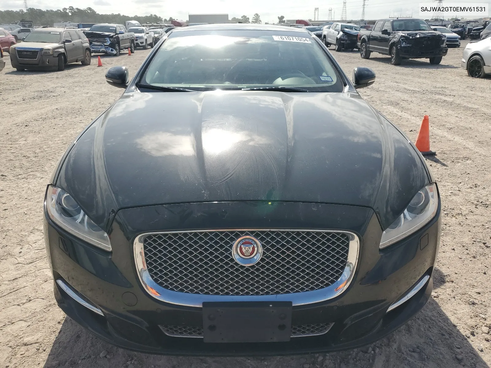 2014 Jaguar Xjl Supercharged VIN: SAJWA2GT0EMV61531 Lot: 61071054