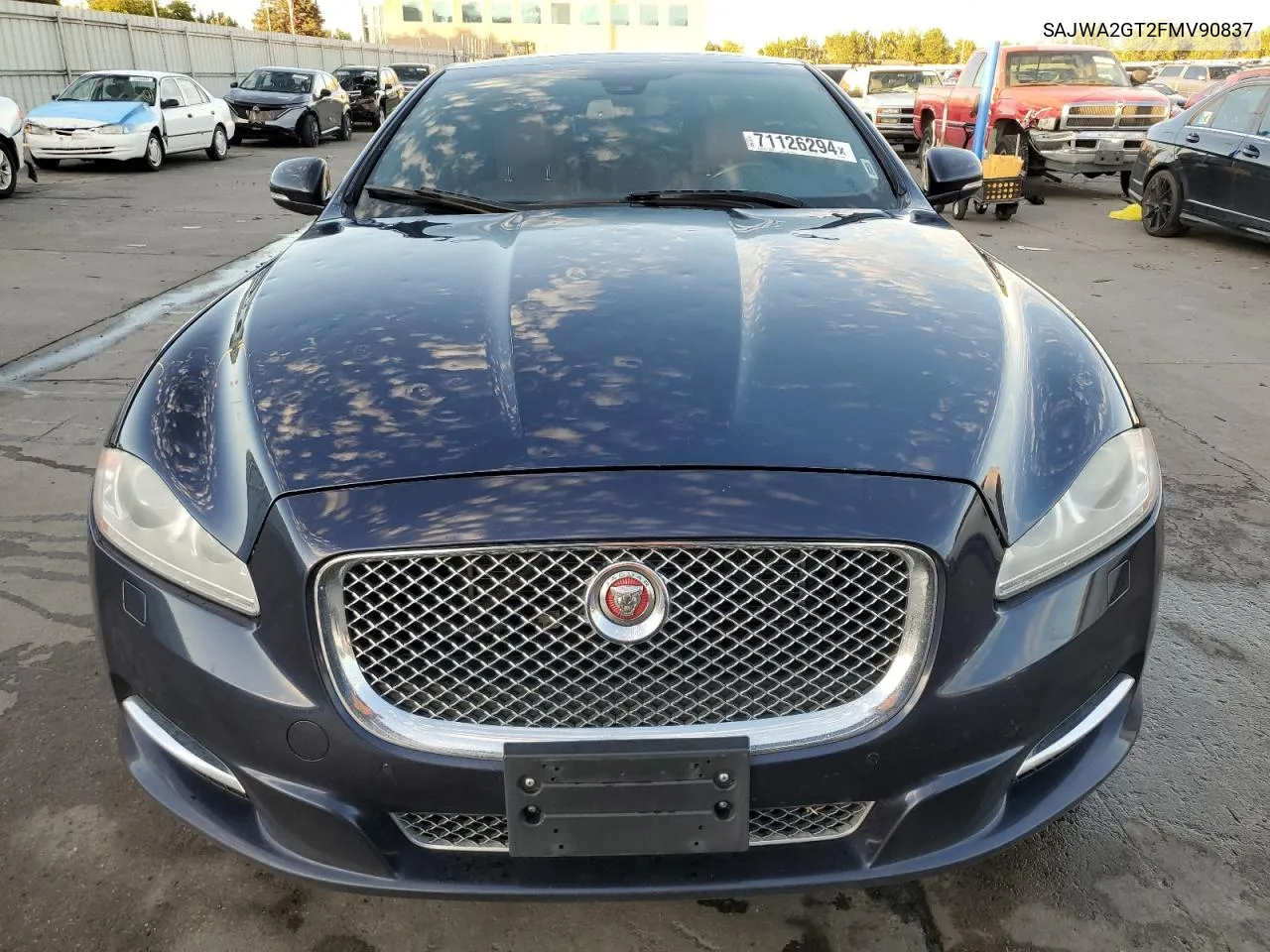 2015 Jaguar Xjl Supercharged VIN: SAJWA2GT2FMV90837 Lot: 71126294