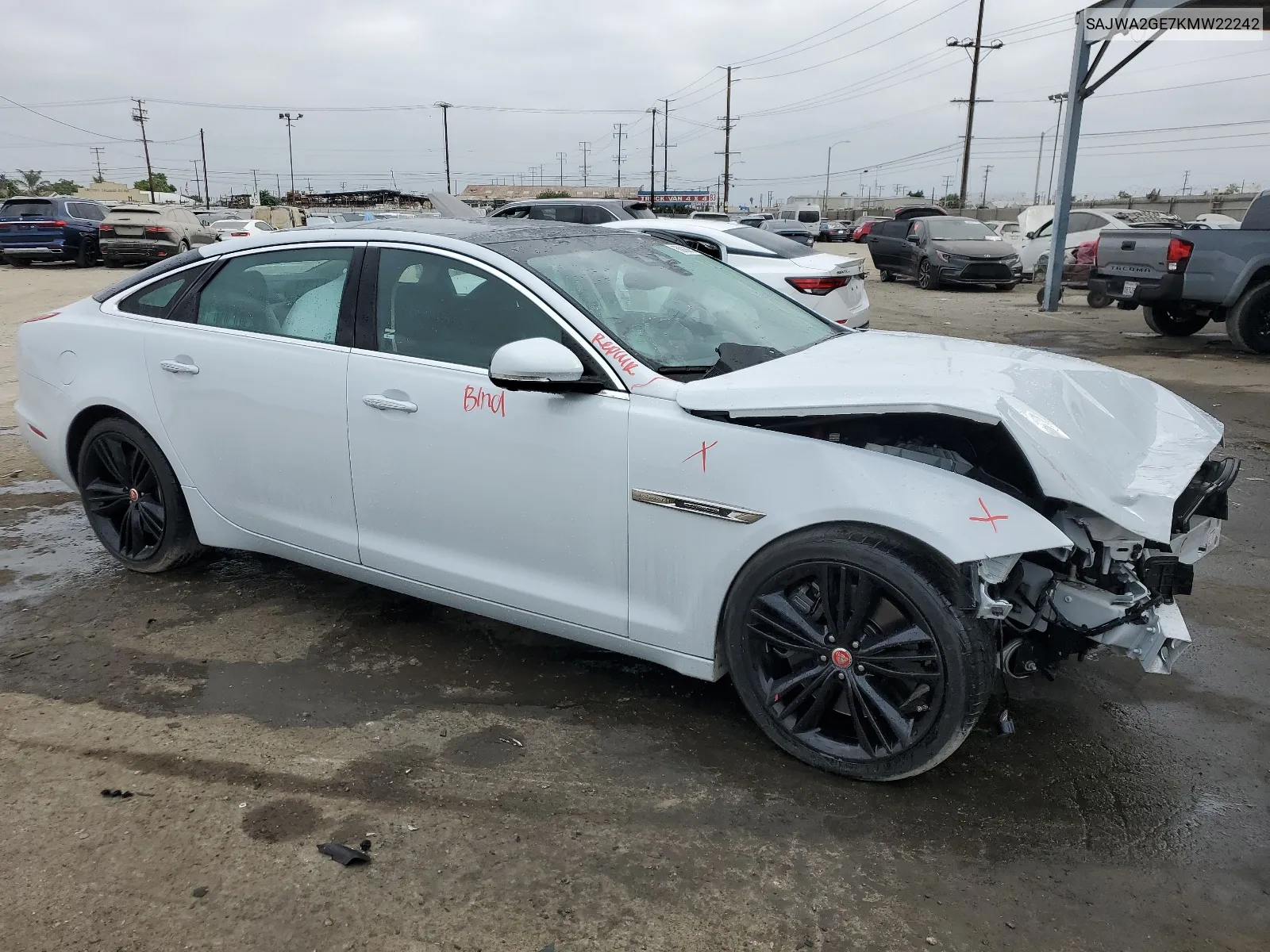 SAJWA2GE7KMW22242 2019 Jaguar Xjl Supercharged