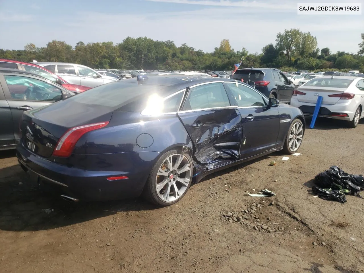 2019 Jaguar Xjl Portfolio VIN: SAJWJ2GD0K8W19683 Lot: 71198394