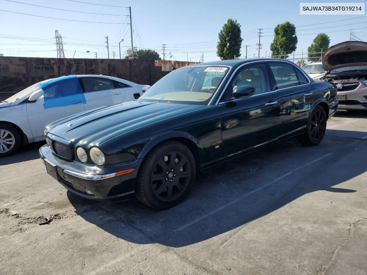 2004 Jaguar Xjr S VIN: SAJWA73B34TG19214 Lot: 69289004