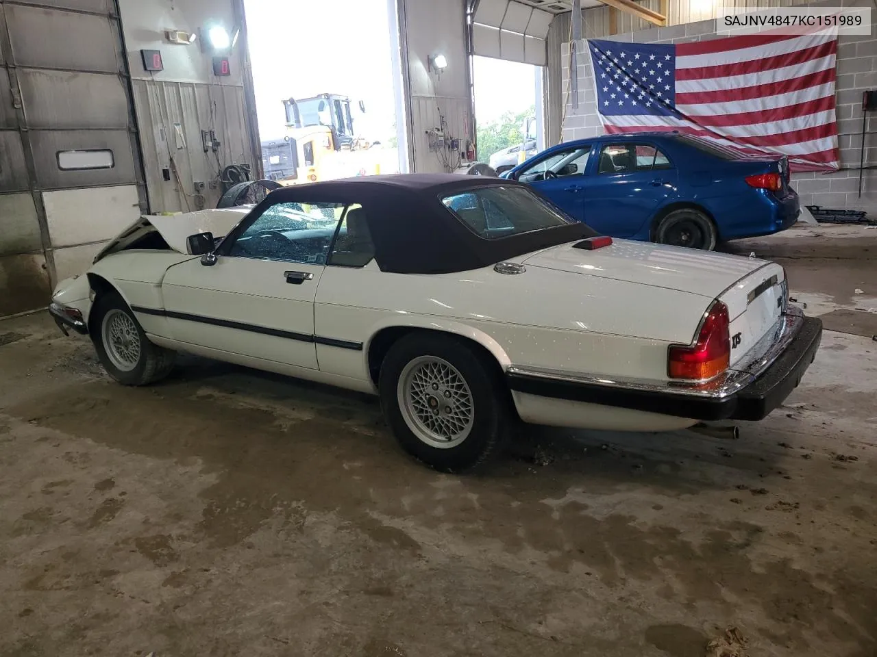 SAJNV4847KC151989 1989 Jaguar Xjs