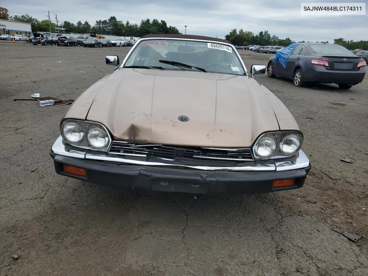 1990 Jaguar Xjs VIN: SAJNW4848LC174311 Lot: 69420114