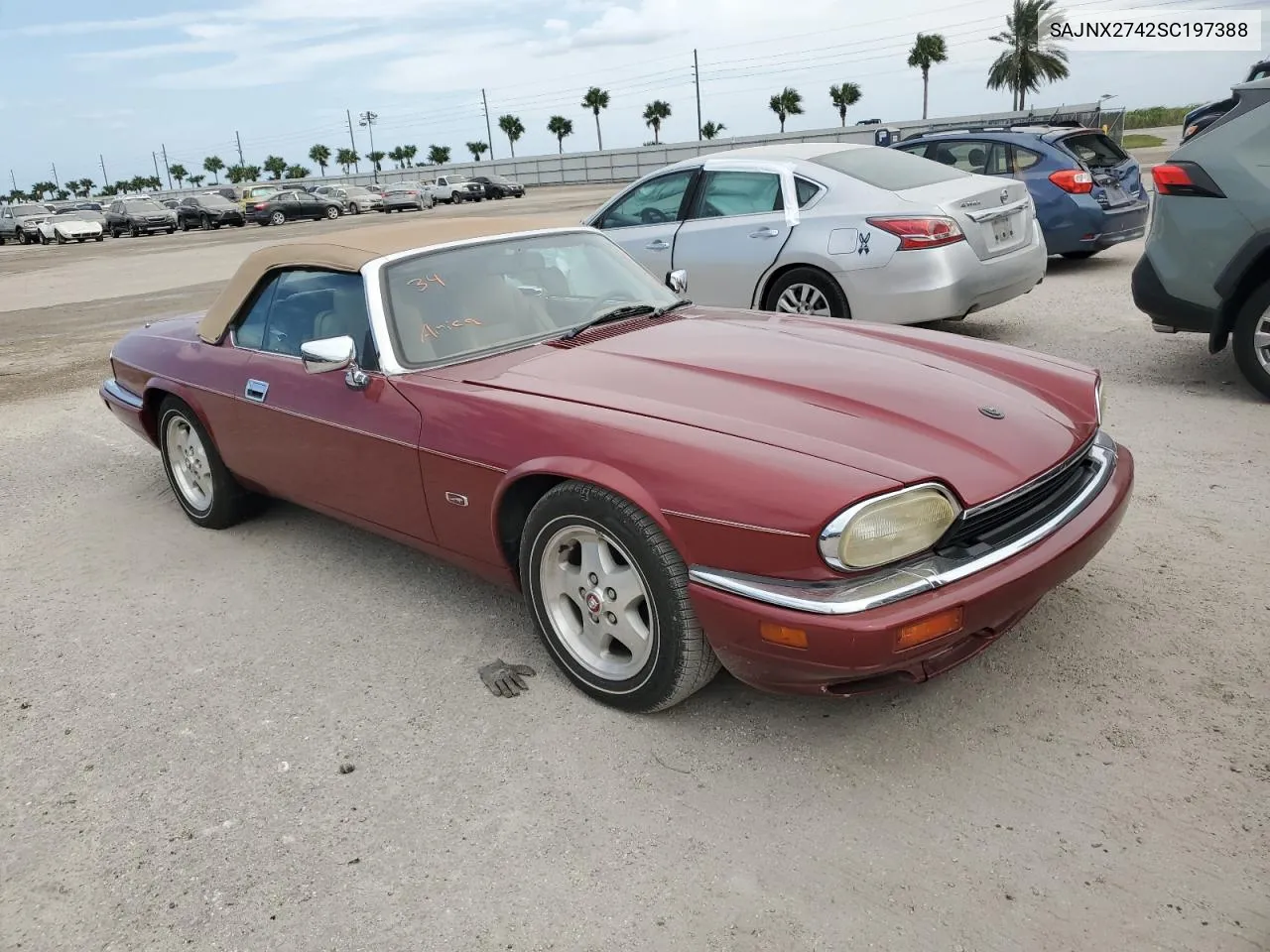 1995 Jaguar Xjs 2+2 VIN: SAJNX2742SC197388 Lot: 76579714