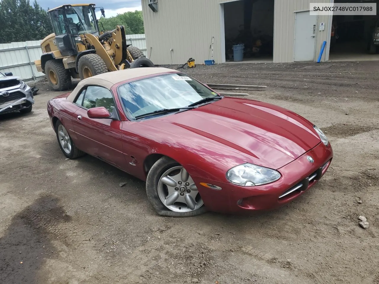 1997 Jaguar Xk8 VIN: SAJGX2748VC017988 Lot: 62396364