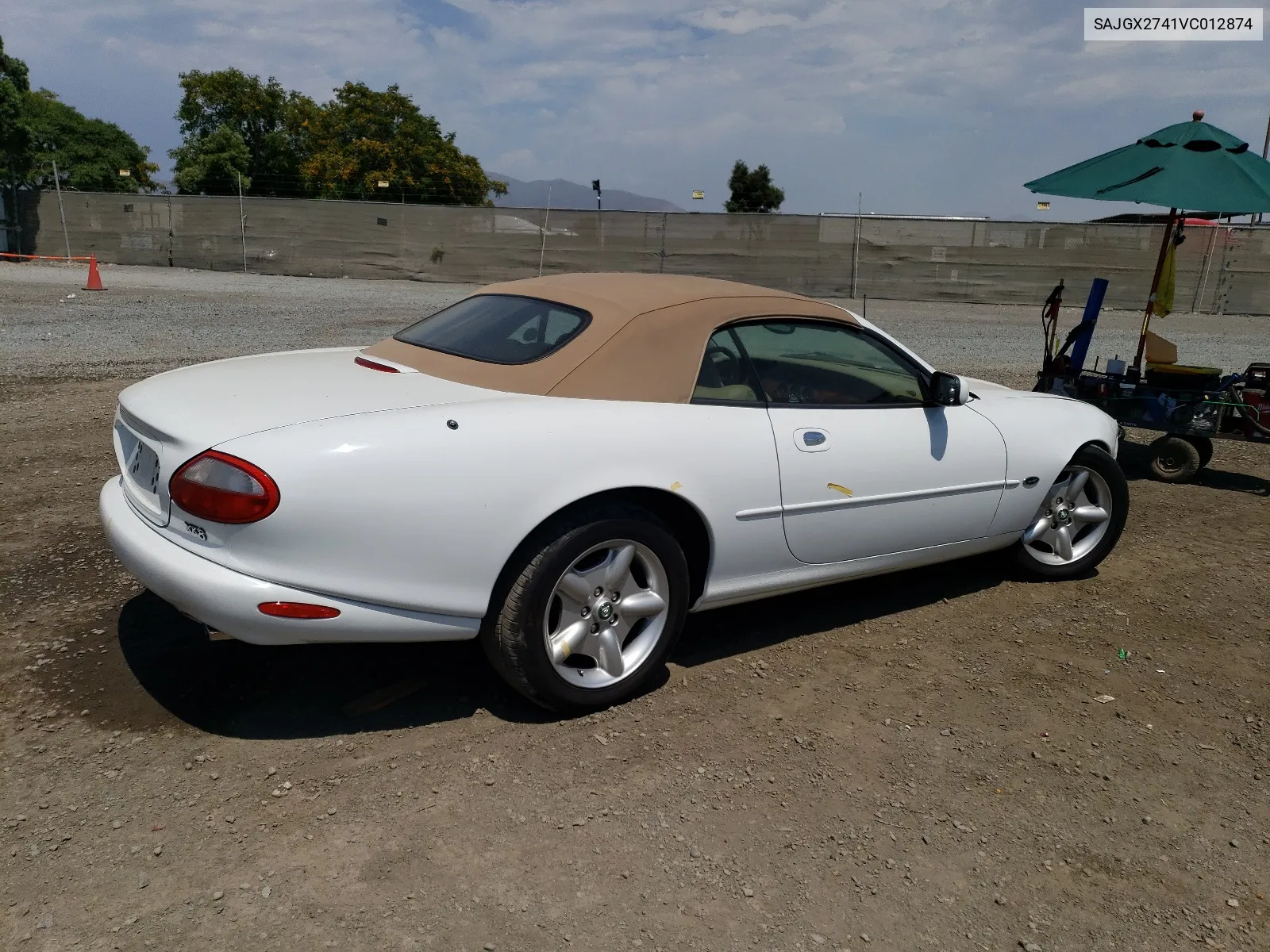 1997 Jaguar Xk8 VIN: SAJGX2741VC012874 Lot: 63883514