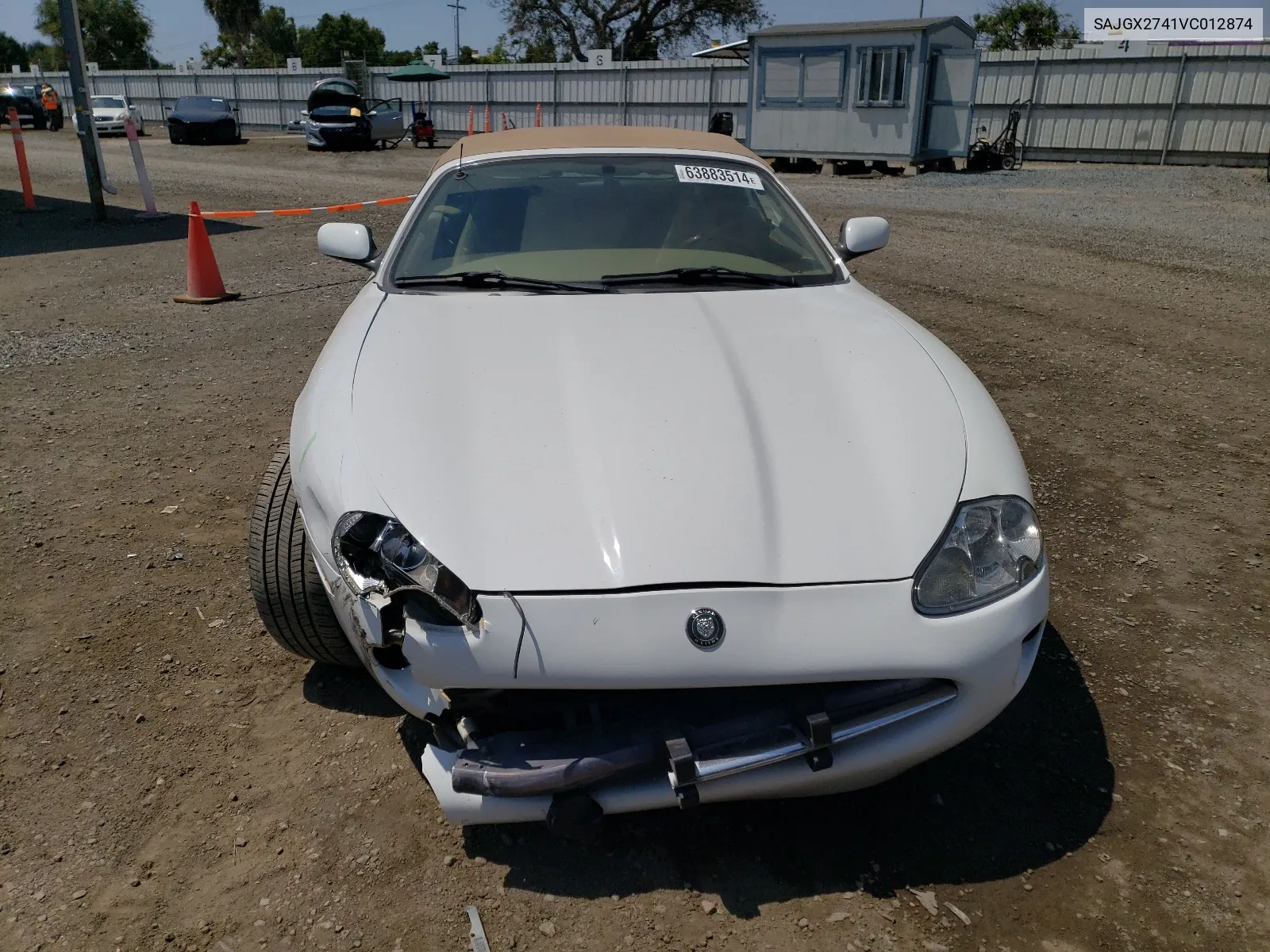 1997 Jaguar Xk8 VIN: SAJGX2741VC012874 Lot: 63883514