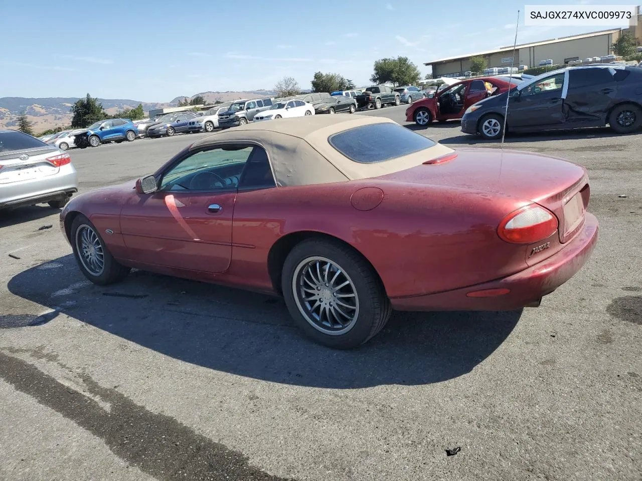 1997 Jaguar Xk8 VIN: SAJGX274XVC009973 Lot: 74829134