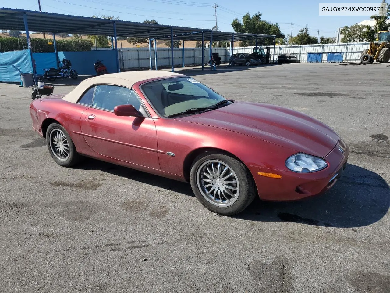 1997 Jaguar Xk8 VIN: SAJGX274XVC009973 Lot: 74829134