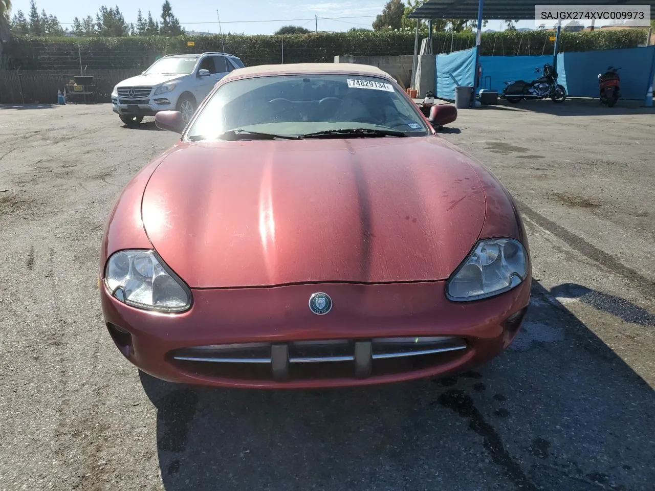 1997 Jaguar Xk8 VIN: SAJGX274XVC009973 Lot: 74829134