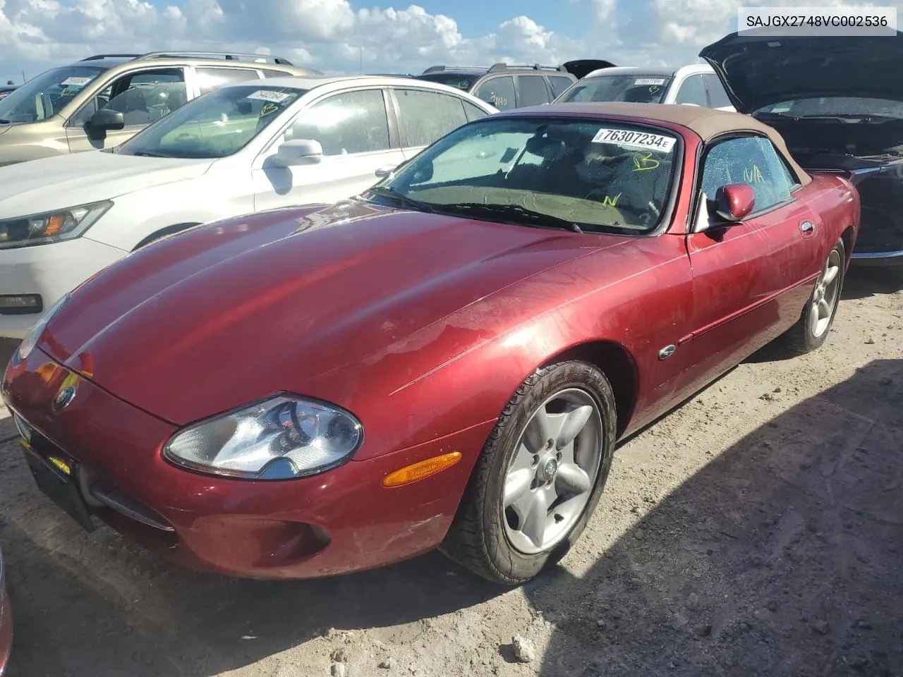 1997 Jaguar Xk8 VIN: SAJGX2748VC002536 Lot: 76307234