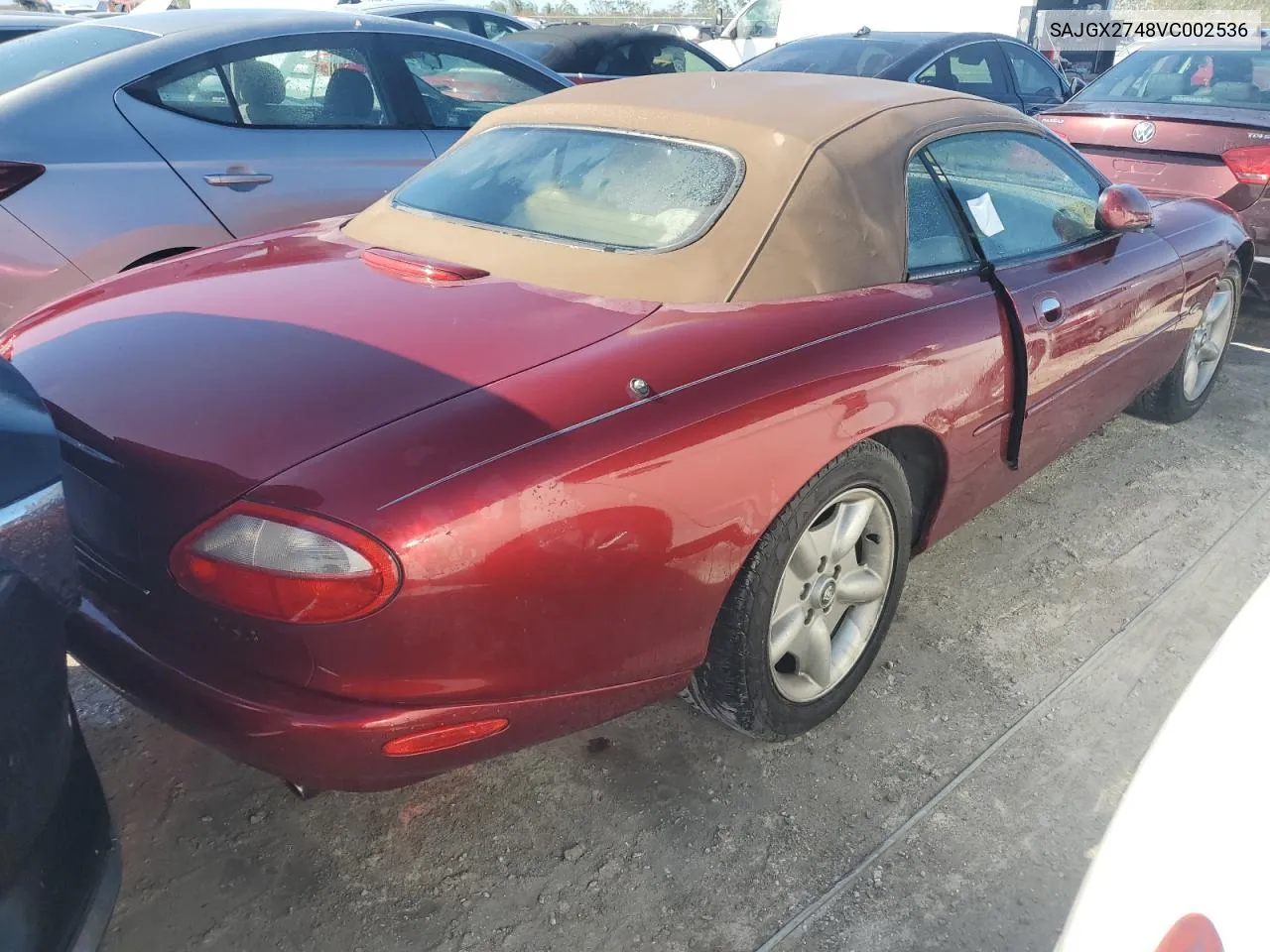 1997 Jaguar Xk8 VIN: SAJGX2748VC002536 Lot: 76307234